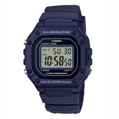 CASIO GENERAL W-218H-2AVDF Dark Blue Strap Digital Watch